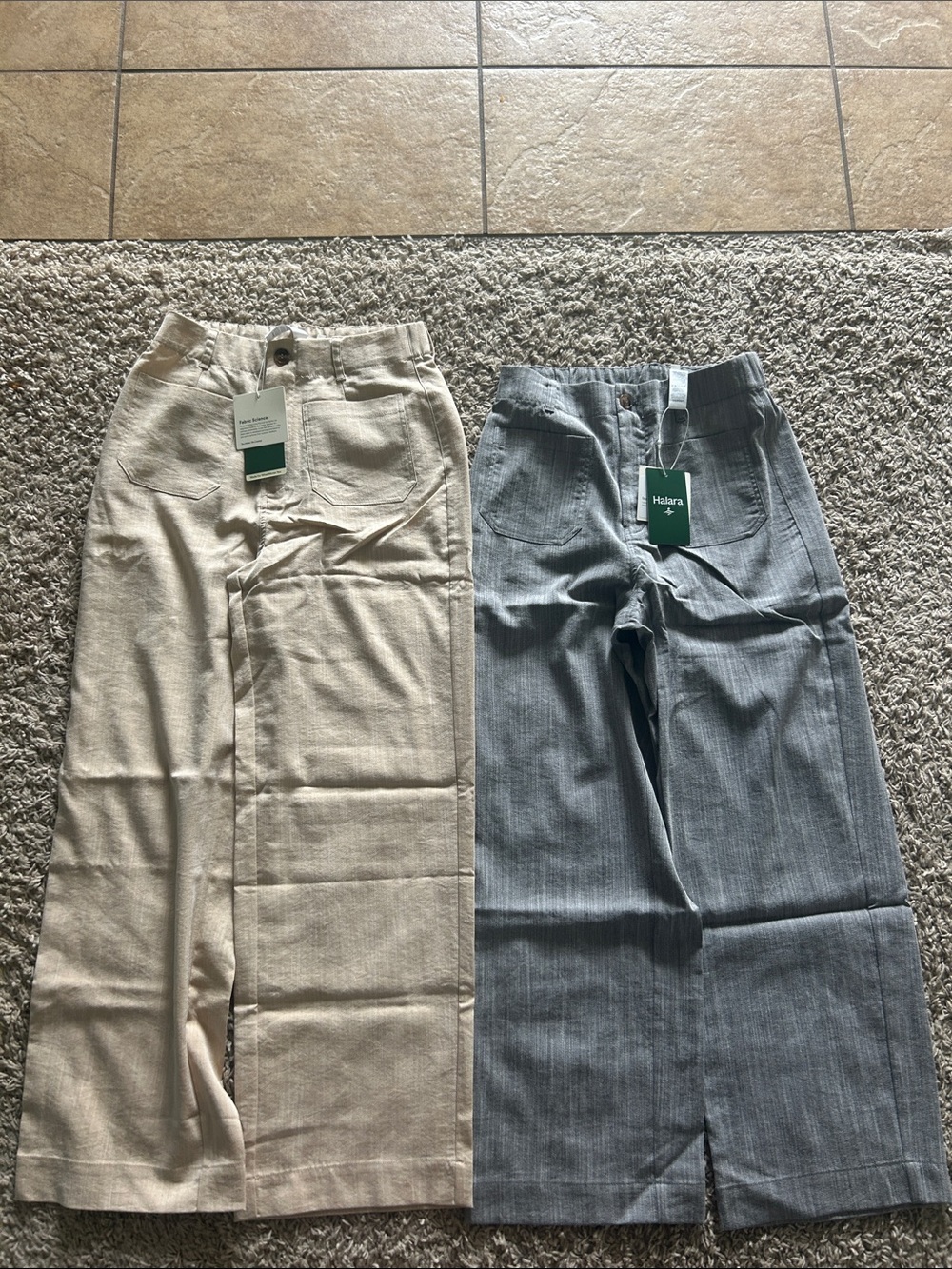 HALARA womens XSmall petite in Grey and Tan $30 each